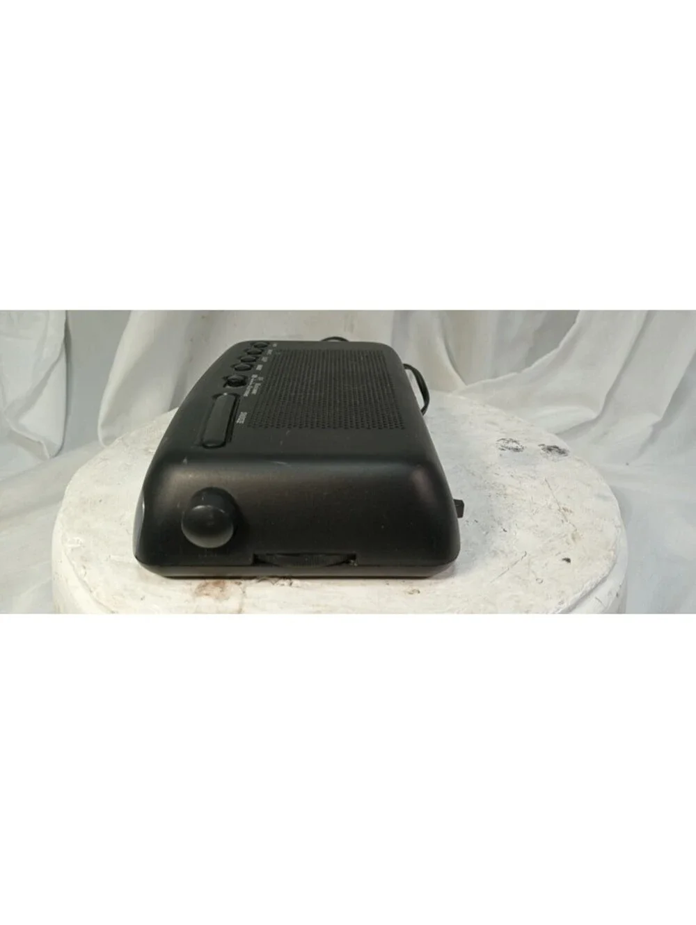 GE 7-4817B Digital AM/FM Alarm Clock Radio Black LED Display Tested Working